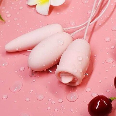 ไข่สั่นสองหัวลิ้นสั่นเสียว Akali Tongue Licking Eggs รหัส A52 ไข่สั่น miosextoy รูปที่ 12