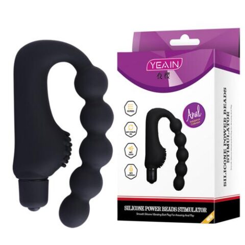 แท่งเสียบก้นเสียว Silicone Power Beads Stimulator รหัส AA42 ประตูหลัง miosextoy รูปที่ 2