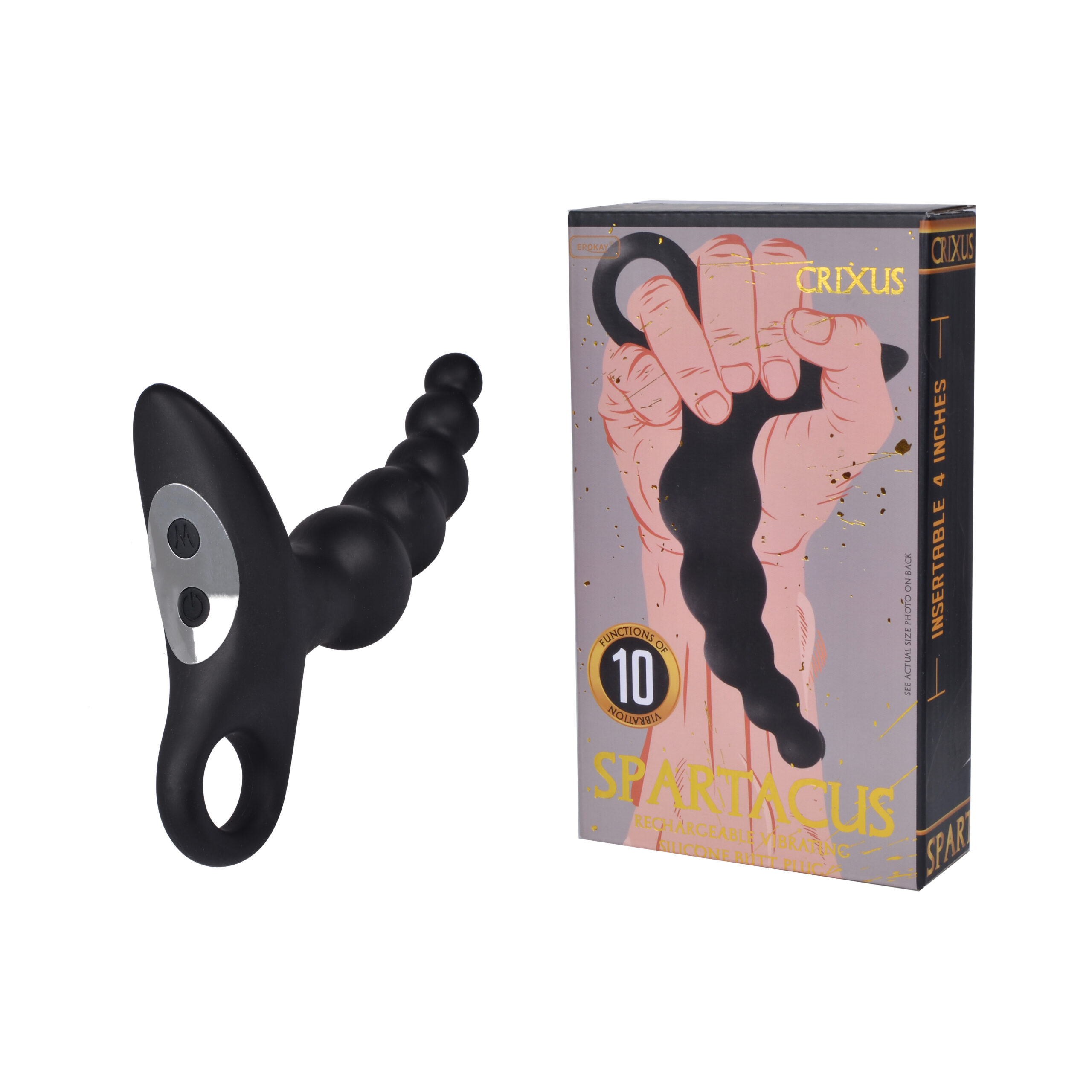 <strong>ลูกตุ้มสั่น 10 ฟังก์ชัน Spartacus</strong> <br><font color=#FF0000>รหัสสินค้า: AA90</font><br>