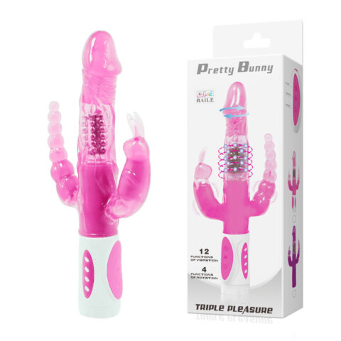 มุกกระต่ายสั่นควง Pretty Bunny รหัส B63 ดิลโด้ miosextoy รูปที่ 2