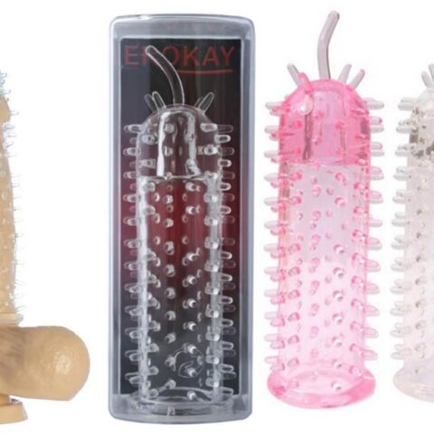 ปลอกหนามใสจะงอยยาว รหัส J04 ปลอกสวมเพิ่มขนาด miosextoy รูปที่ 18