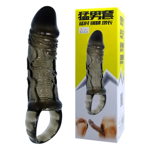 ปลอกลายเส้นเลือดเหมือนจริง รหัส J12 ปลอกสวมเพิ่มขนาด miosextoy รูปที่ 16