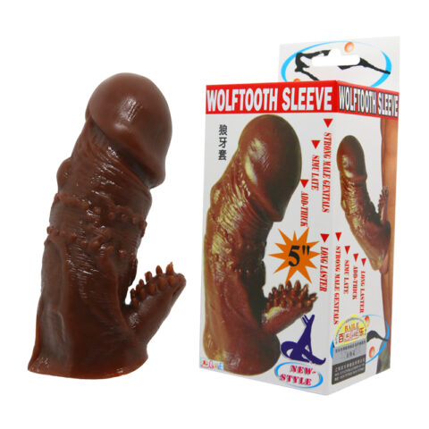 ปลอกหยักทึบจะงอยเสียว รหัส J15 ปลอกสวมเพิ่มขนาด miosextoy รูปที่ 2
